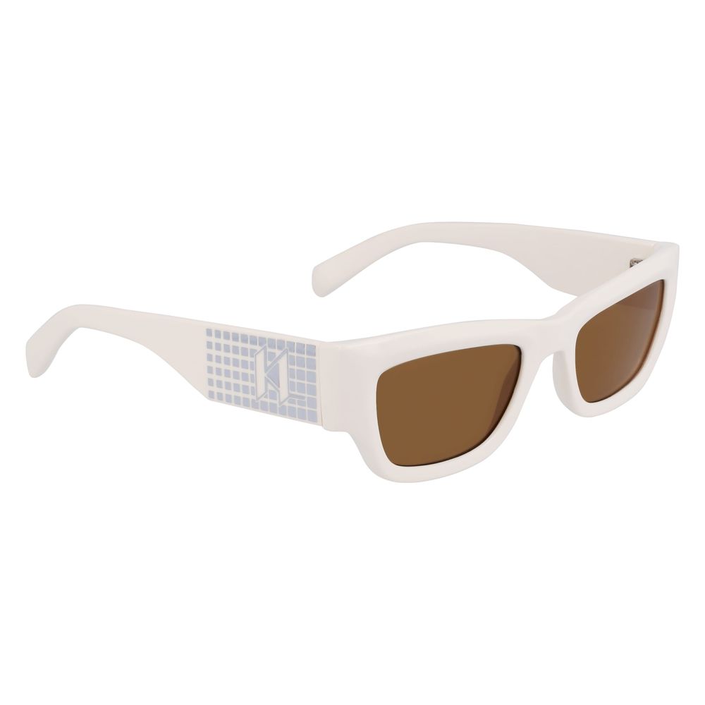 Karl Lagerfeld White Injected Sunglasses