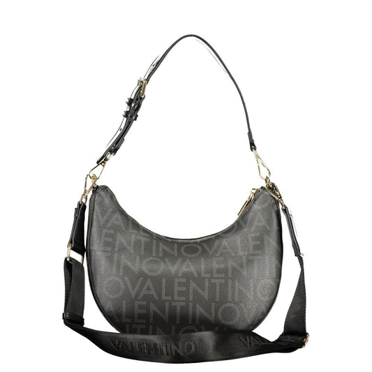 Mario Valentino Black Polyurethane Women Handbag