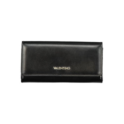 Mario Valentino Black Polyurethane Women Wallet