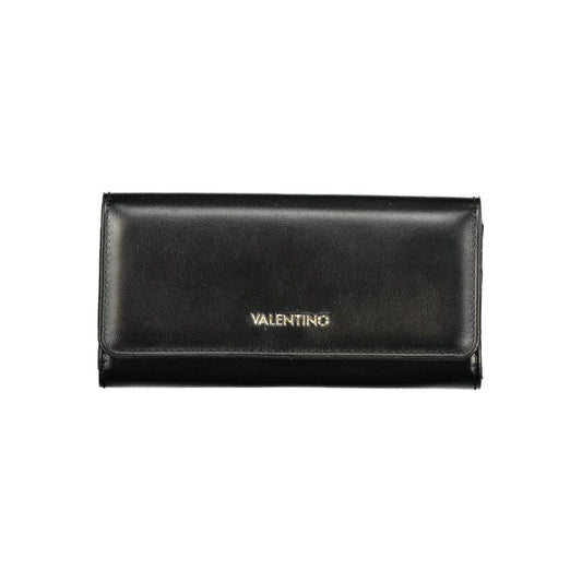 Mario Valentino Black Polyurethane Women Wallet