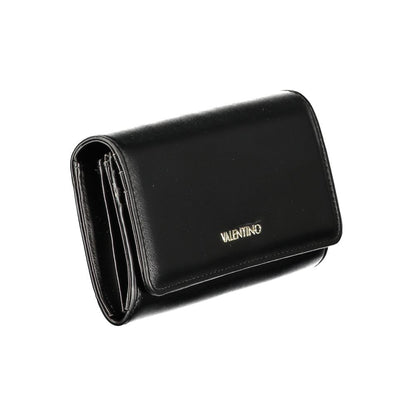 Mario Valentino Black Polyurethane Women Wallet