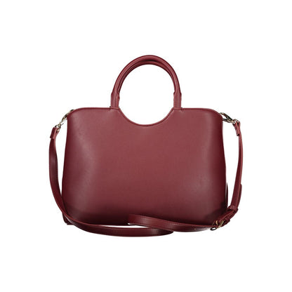 Mario Valentino Rosso Polyurethane Women Handbag