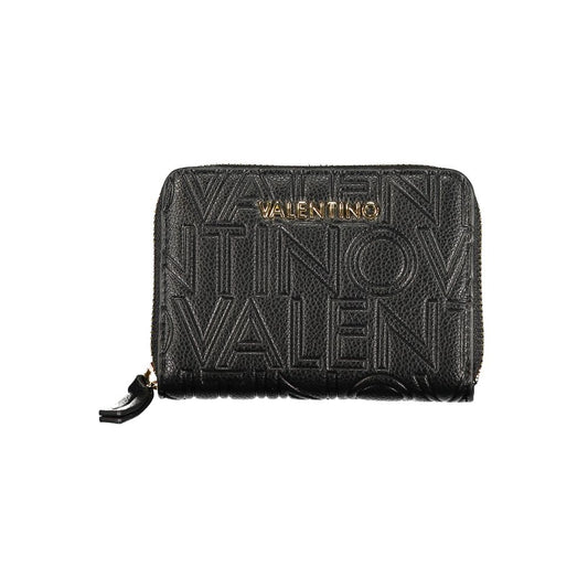 Mario Valentino Black Polyurethane Women Wallet