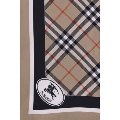 Burberry Beige Silk Scarf