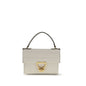 Coccinelle Cream Calf Leather Bos Taurus Handbag