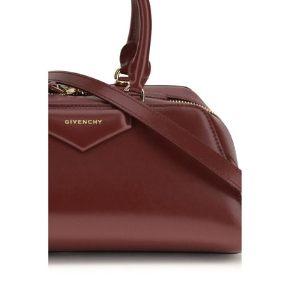 Givenchy Bordeaux Calf Leather Bos Taurus Handbag