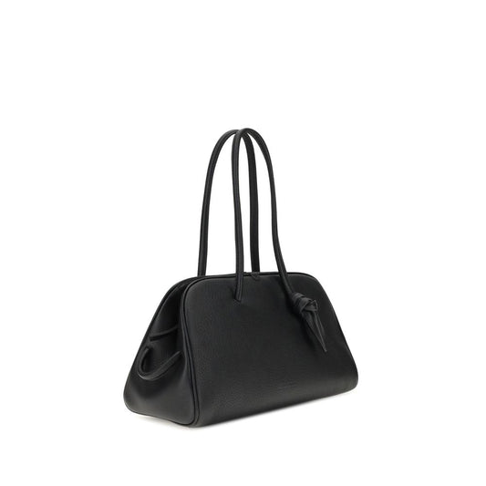 Jacquemus Black Calf Leather Bos Taurus Shoulder Bag