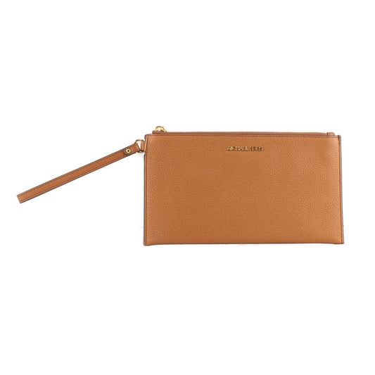 Michael Kors Brown Leather Clutch Bag
