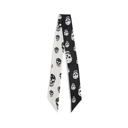 Alexander McQueen Black Silk Scarf