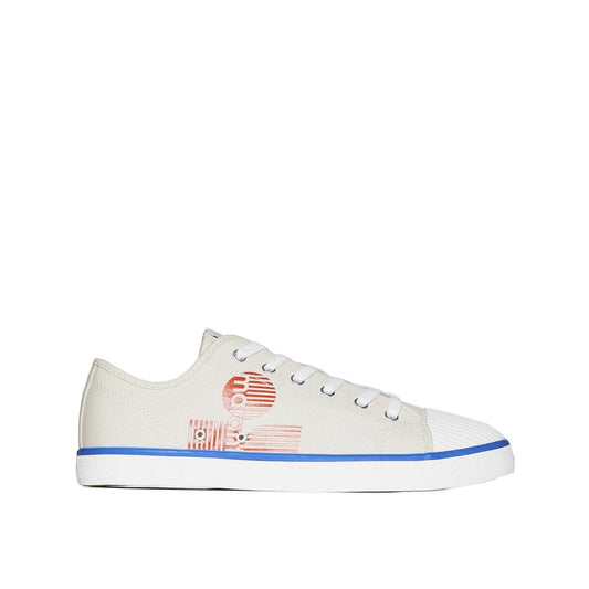 Isabel Marant Beige Canvas Low Top Sneakers