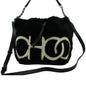 Jimmy Choo Black Leather Juno/S Top Handle & Shoulder Bag