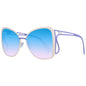 Emilio Pucci Cream Metal Sunglasses