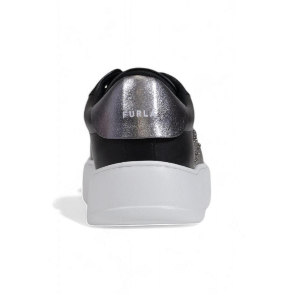 Furla Black Polyethylene Low Top Sneakers