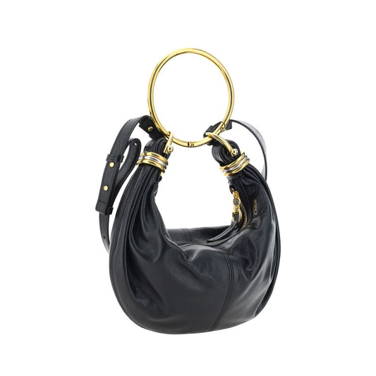 Chloé Black Calf Leather Bos Taurus Handbag