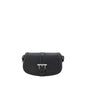 Alexander McQueen Black Calf Leather Bos Taurus Shoulder Bag