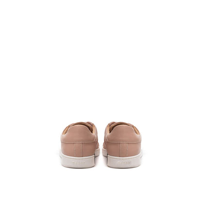 Bally Pink Leather Low Top Sneakers