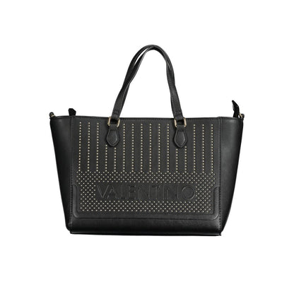 Mario Valentino Black Polyurethane Women Handbag