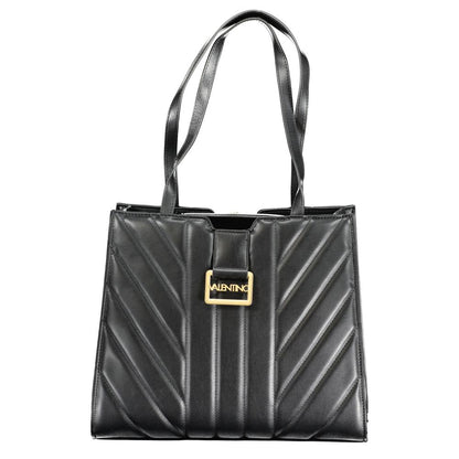 Mario Valentino Black Polyurethane Women Handbag