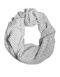 Dolce & Gabbana White Polka Dots Polyester Wrap Shawl Scarf