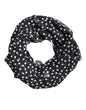 Dolce & Gabbana Black Polka Dots Polyester Wrap Shawl Scarf