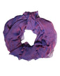 Dolce & Gabbana Purple Silk Rectangle Wrap Shawl Scarf