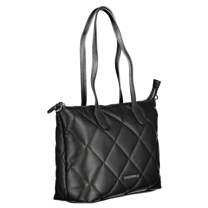 Mario Valentino Black Polyurethane Women Handbag