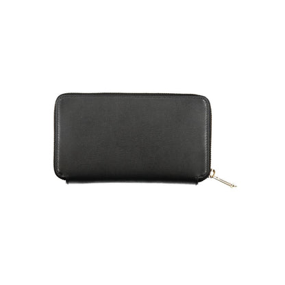 Tommy Hilfiger Black Polyurethane Women Wallet