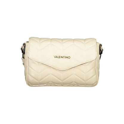 Mario Valentino Beige Polyurethane Women Shoulder Bag
