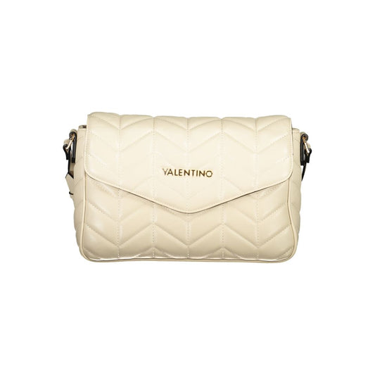 Mario Valentino Beige Polyurethane Women Shoulder Bag