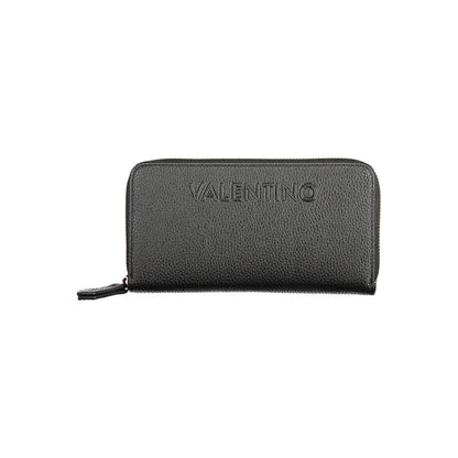 Mario Valentino Black Polyurethane Women Wallet