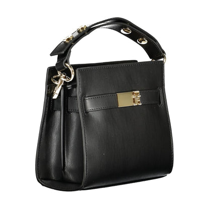 Tommy Hilfiger Black Polyethylene Women Handbag