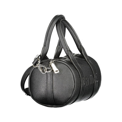 Mario Valentino Black Polyurethane Women Handbag