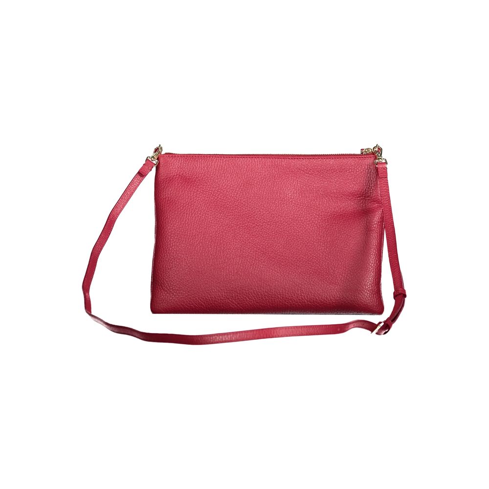 Coccinelle Red Leather Women Crossbody