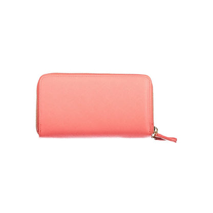Mario Valentino Rosa Polyurethane Women Wallet