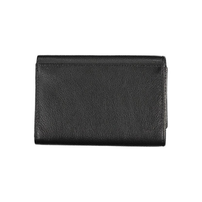 Mario Valentino Black Polyurethane Women Wallet