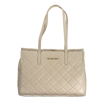Mario Valentino Beige Polyurethane Women Handbag