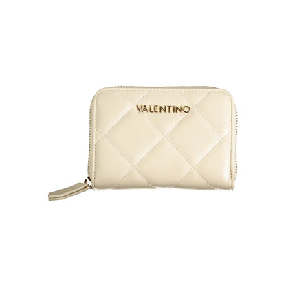 Mario Valentino Beige Polyurethane Women Wallet