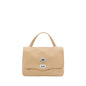 Zanellato Beige Calf Leather Bos Taurus Shoulder Bag
