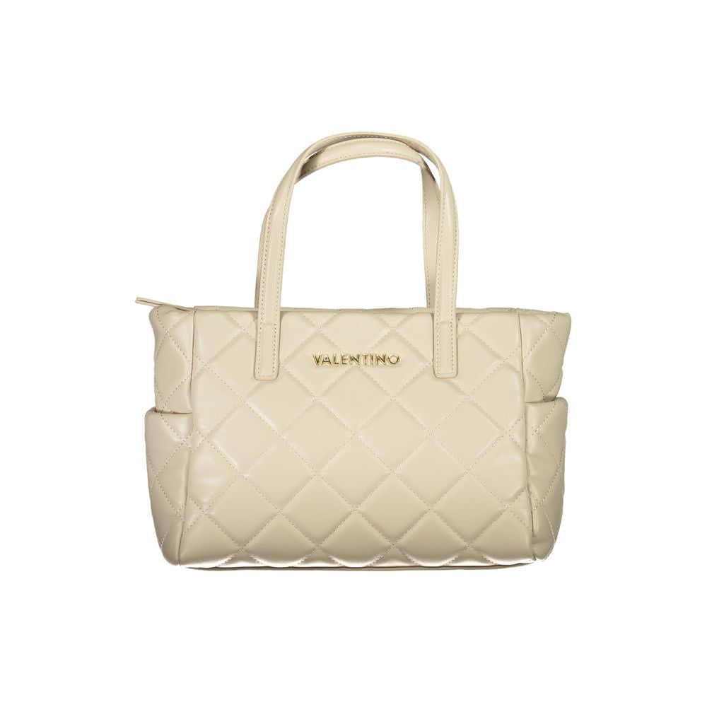 Mario Valentino Beige Polyurethane Women Handbag