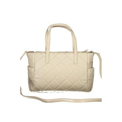 Mario Valentino Beige Polyurethane Women Handbag