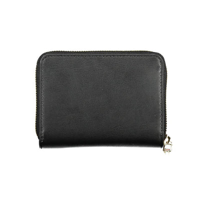 Tommy Hilfiger Black Polyurethane Women Wallet