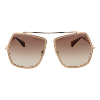 Max Mara Beige Metal Sunglasses