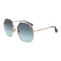 Max Mara Rose Gold Metal Sunglasses