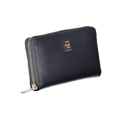 Tommy Hilfiger Blue Polyurethane Women Wallet