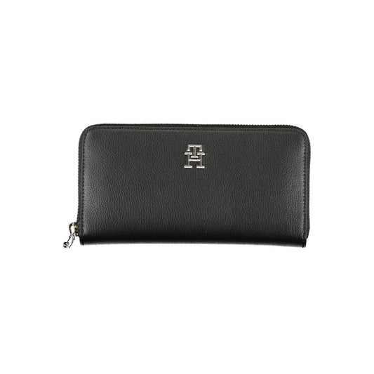 Tommy Hilfiger Black Polyester Women Wallet