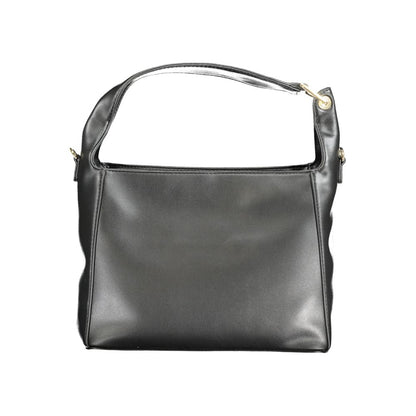 Mario Valentino Black Polyurethane Women Handbag