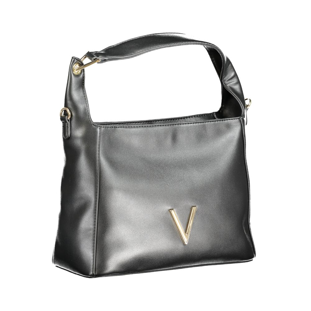Mario Valentino Black Polyurethane Women Handbag