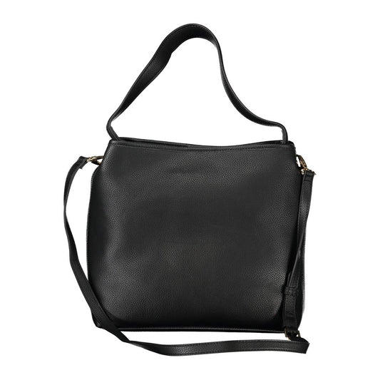 Mario Valentino Black Polyurethane Women Handbag