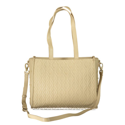 Mario Valentino Beige Polyurethane Women's Handbag