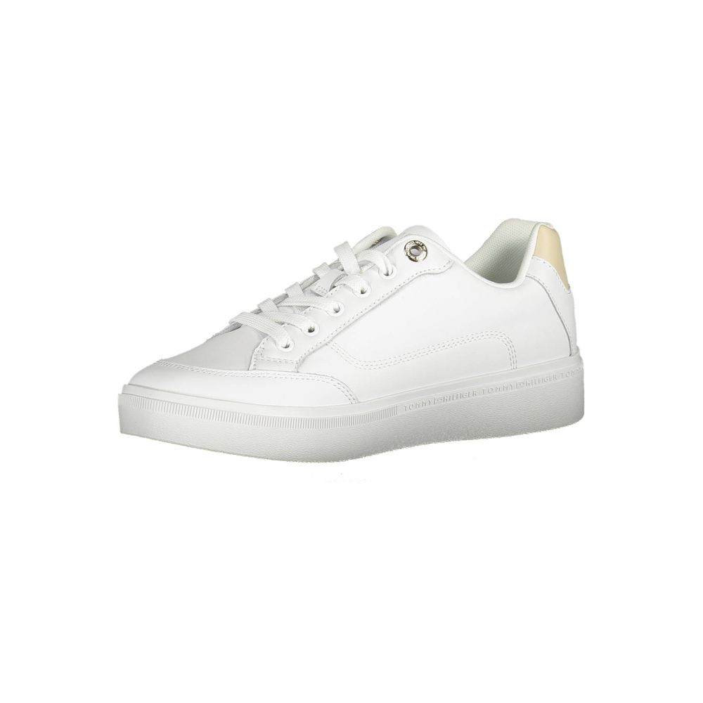 Tommy Hilfiger White Leather Women Sneaker